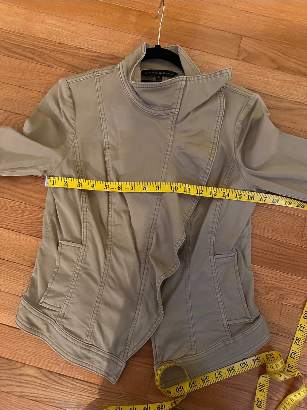 WHBM Women's Asymmetrical Ruffle Jacket - Picture 7 of 9